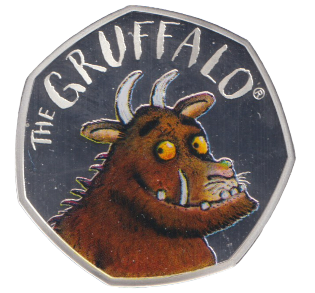 2019 SILVER PROOF GRUFFALO FIFTY PENCE 1