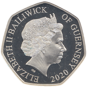 2020 SILVER PROOF 50P GUERNSEY