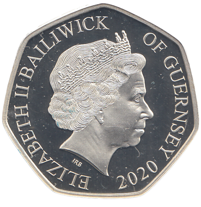 2020 SILVER PROOF 50P GUERNSEY