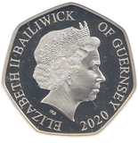 2020 SILVER PROOF 50P GUERNSEY