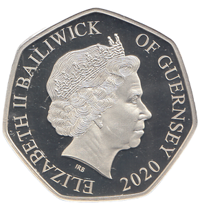 2020 SILVER PROOF 50P GUERNSEY