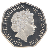 2020 SILVER PROOF 50P GUERNSEY