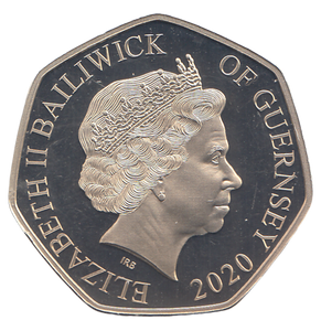 2020 SILVER PROOF 50P GUERNSEY