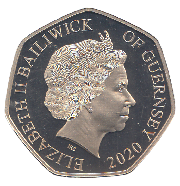 2020 SILVER PROOF 50P GUERNSEY