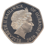 2020 SILVER PROOF 50P GUERNSEY