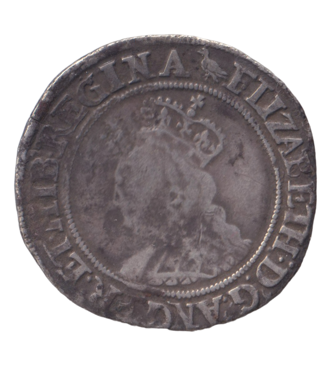 1560 SILVER SHILLING ELIZABETH I