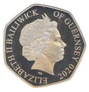 2020 SILVER PROOF 50P GUERNSEY