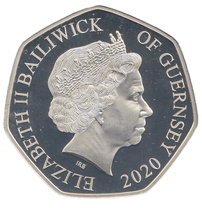 2020 SILVER PROOF 50P GUERNSEY