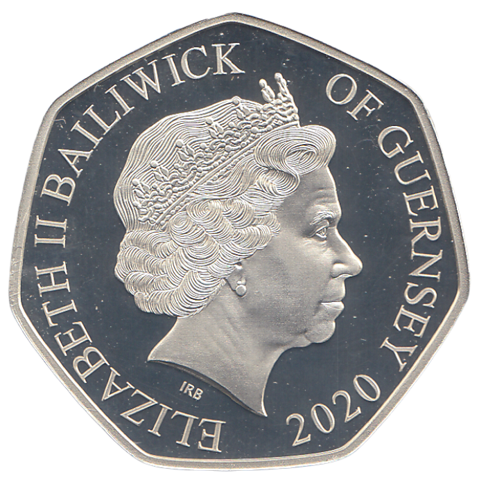 2020 SILVER PROOF 50P GUERNSEY