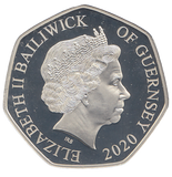 2020 SILVER PROOF 50P GUERNSEY