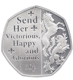 2022 SILVER PROOF 50P ISLE OF MAN REF 1