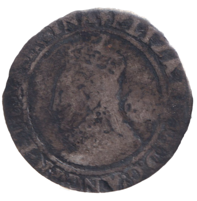 1580 SILVER SIX PENCE ELIZABETH I