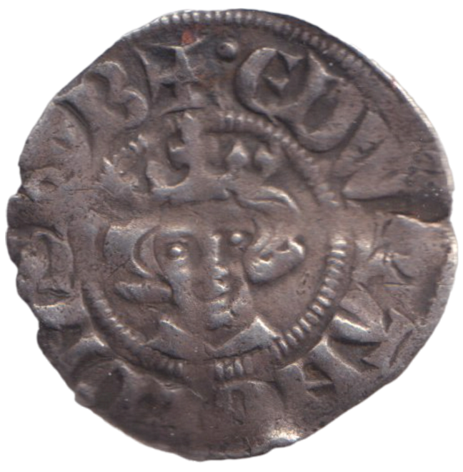 1327 SILVER PENNY EDWARD III CANTERBURY MINT
