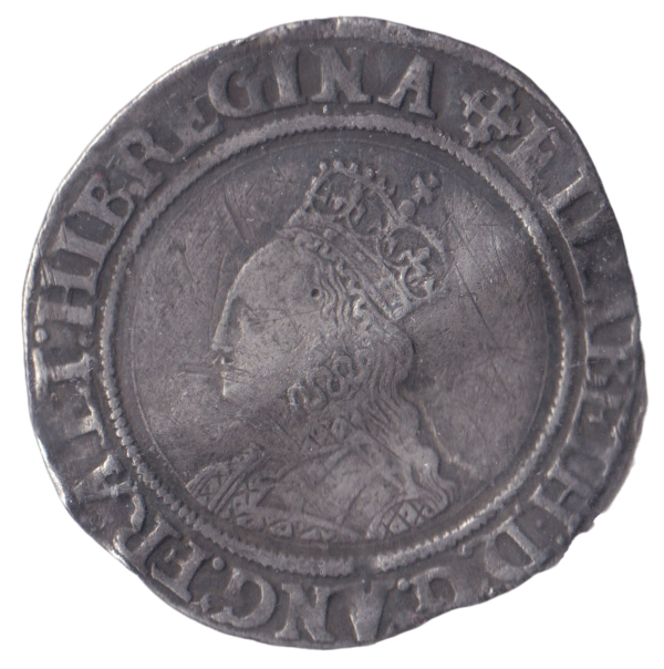 1560 SILVER SHILLING ELIZABETH I