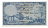 1959 £1 NATIONAL COMMERCIAL BANK SCOTLAND LIMITED SCOT REF 83