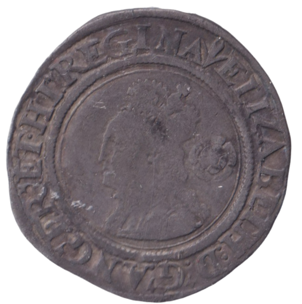1562 SILVER SIXPENCE ELIZABETH I