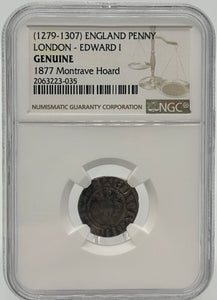 1279 - 1307 ENGLAND PENNY ( NGC )