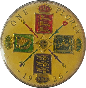 1926 FLORIN ENAMELLED