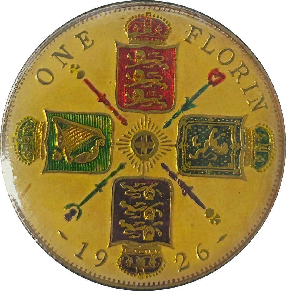 1926 FLORIN ENAMELLED