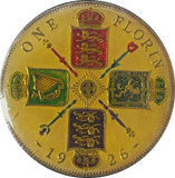 1926 FLORIN ENAMELLED