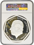2025 SILVER PROOF 1 KILO ASCENSION 50P THE ROAD TO VICTORY VE-DAY 80TH ANNI. PF 70 ULTRA CAMEO 08/50 NGC