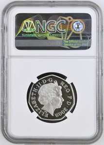 2009 SILVER PROOF 50P WOMAN'S SUFFRAGE PF70 ULTRA CAMEO TOP POP