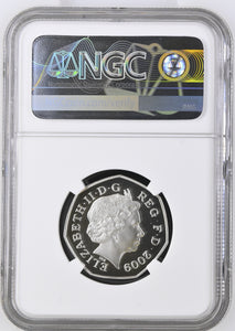 2009 SILVER PROOF 50P UNITED KINGDOM ACCESSION PF69 ULTRA CAMEO