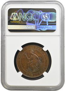 1860 PENNY P-2113 RESTRIKE NGC PF 61 BN
