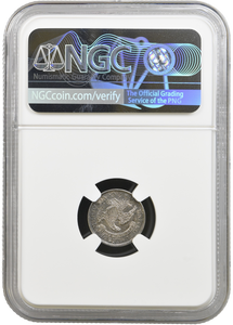 1834 SILVER CAPPED BUST HALF DIME USA H10C NGC MS 64