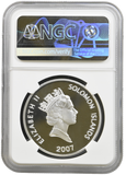 2007 SILVER PROOF 25 DOLLAR SOLOMONS BREDERDOE MISSPELLED "BREDEROE" PF 68 ULTRA CAMEO NGC