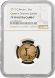 2012 GOLD PROOF SOVEREIGN NGC PF 70 ULTRA CAMEO