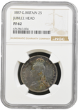 1887 PROOF FLORIN NGC PF 62