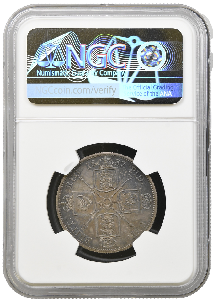 1887 PROOF FLORIN NGC PF 62