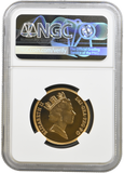 1985 GOLD PROOF DOUBLE SOVEREIGN £2 PF 69 ULTRA CAMEO NGC