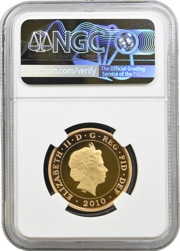 2010 GOLD PROOF £2 FLORENCE NIGHTINGALE PF 70 ULTRA CAMEO NGC