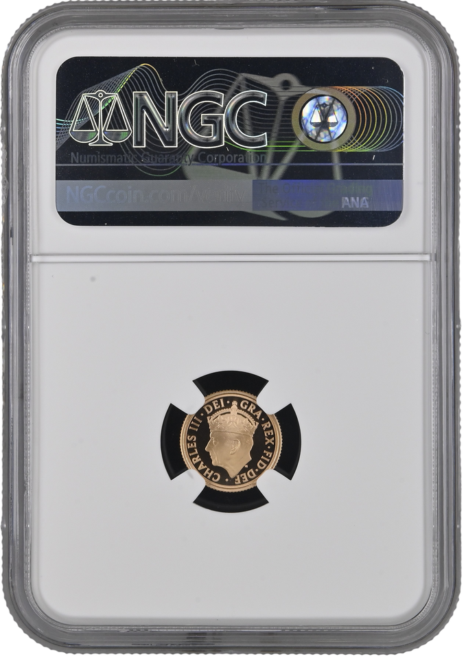 2023 GOLD PROOF QUARTER SOVEREIGN CORONATION NGC PF 70