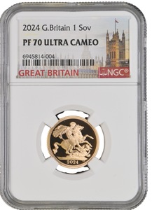 2024 GOLD PROOF SOVEREIGN  NGC PF 70