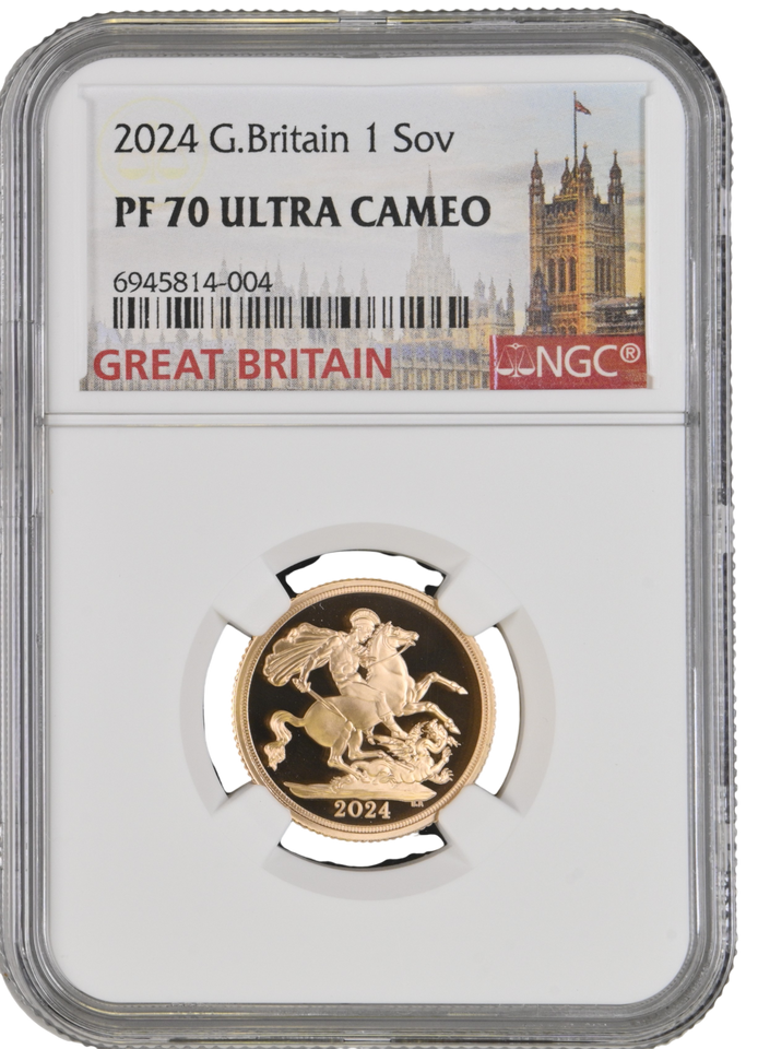 2024 GOLD PROOF SOVEREIGN  NGC PF 70