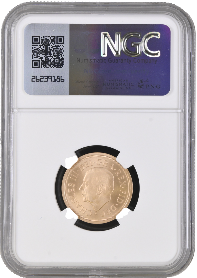2024 GOLD PROOF SOVEREIGN D-DAY 80TH ANNIVERSARY NGC MS 70