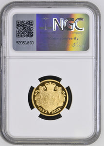 2022 GOLD PROOF £25 CORONATION OBVERSE PF 70 ULTRA CAMEO