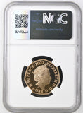2022 GOLD PROOF 50P PLATINUM JUBILEE PF 70 ULTRA CAMEO