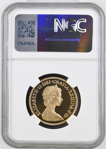 1980 GOLD PROOF £2 SOVEREIGN PF 70 ULTRA CAMEO