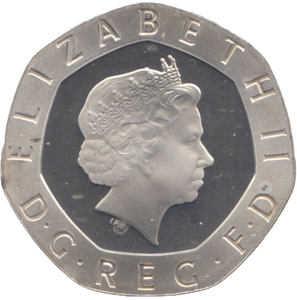 2000 SILVER PROOF TWENTY PENCE