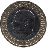 2025 TWO POUNDS BRILLIANT UNCIRCULATED RAILWAY 200 YEARS COMMEMORATIVE