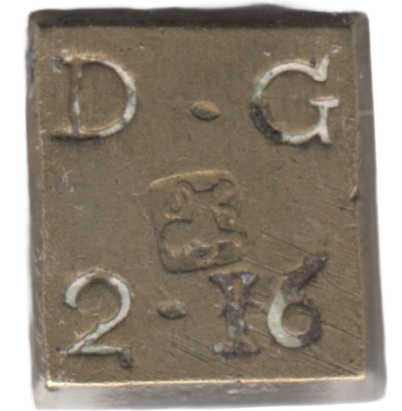 1830 BRITISH GOLD SCALE WEIGHT