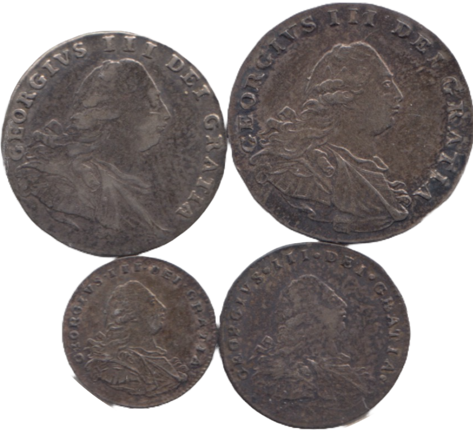 1800 MAUNDY SET GEORGE III