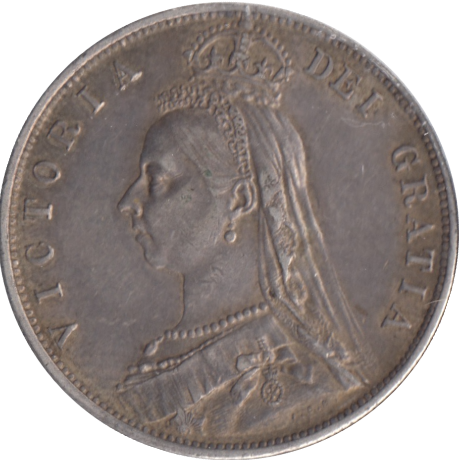 1888 HALFCROWN ( EF )