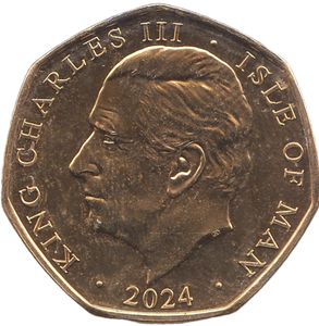 2024 FIFTY PENCE ISLE OF MAN ( BU )