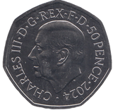 2024 FIFTY PENCE COLOURISED TEAM GB AND PARALYMPICS KING CHARLES III