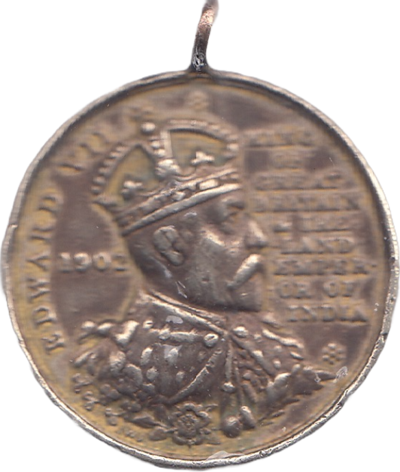 1902 KING EDWARD VII CORONATION MEDALLION